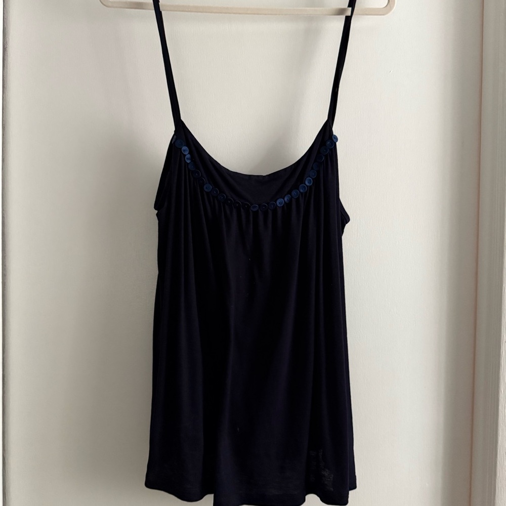 J. Crew Navy Relaxed Spaghetti Strap Camisole